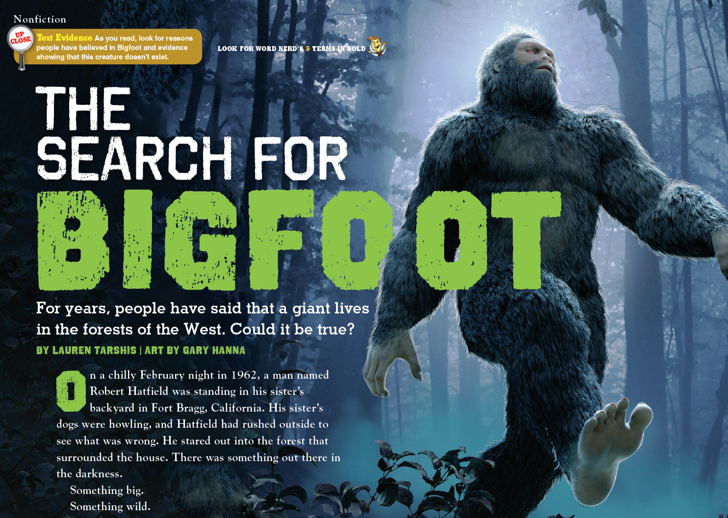 Using big data to search for Bigfoot