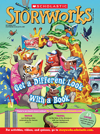 magazine cover of the September 2021 issue of Storyworks